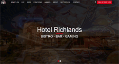 Desktop Screenshot of hotelrichlands.com.au